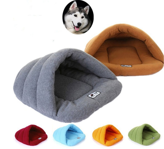 Cama saco para mascotas,calentita y confortable