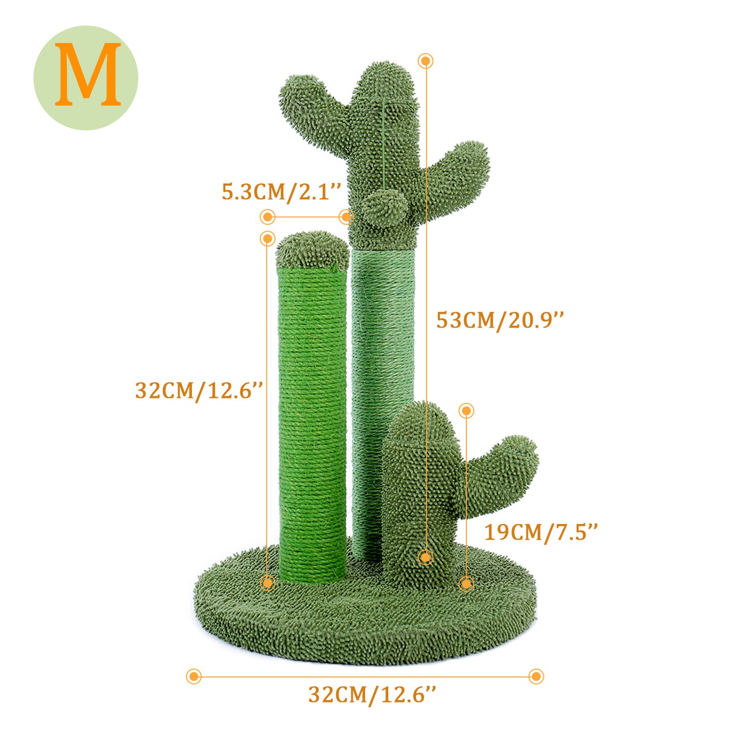 Rascador para gato con forma de cactus